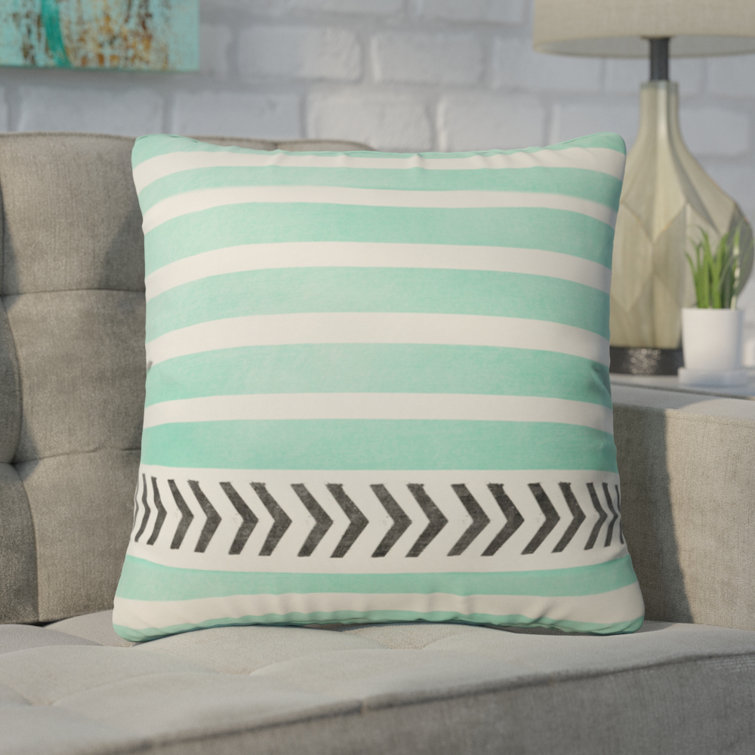 mint throw pillow