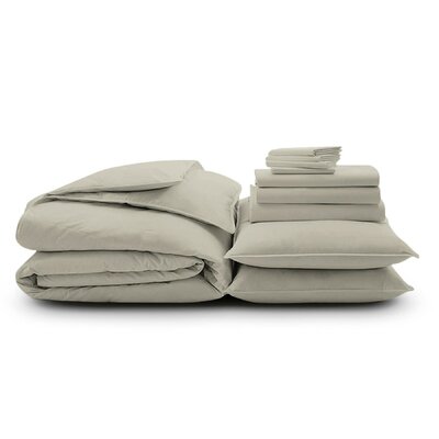 Michelle Organic Cotton Wrinkle Resistant Home Bundle Duvet Cover