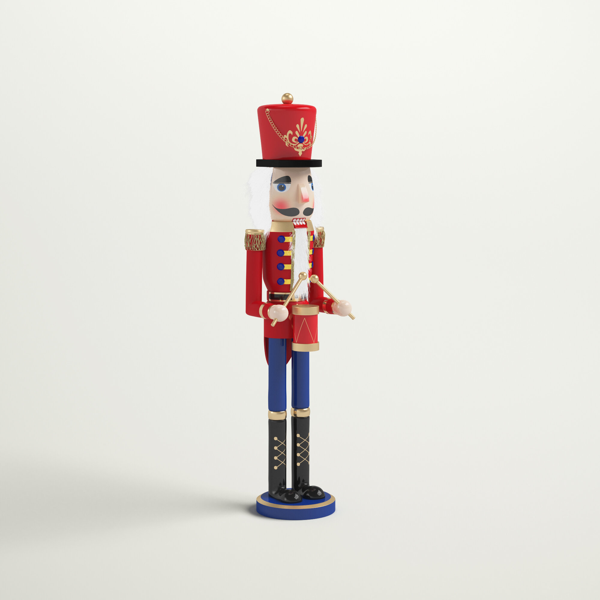 Three Posts™ Nutcracker Drummer Soldier in Red & Reviews | Wayfair