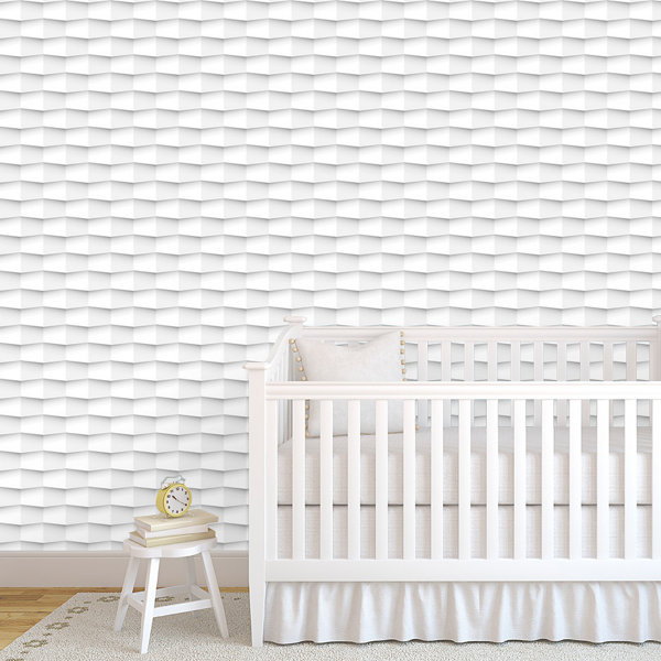 Rydell 48 L X 24 W Paintable Peel And Stick Wallpaper Panel