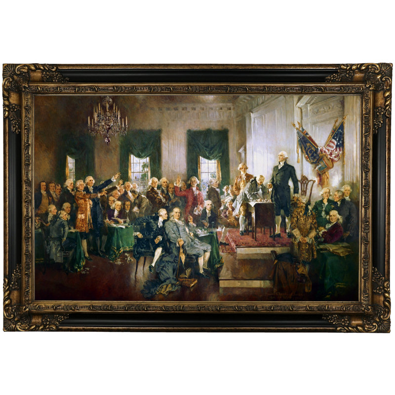 Astoria Grand Scene At The Signing Of The Constitution Of The