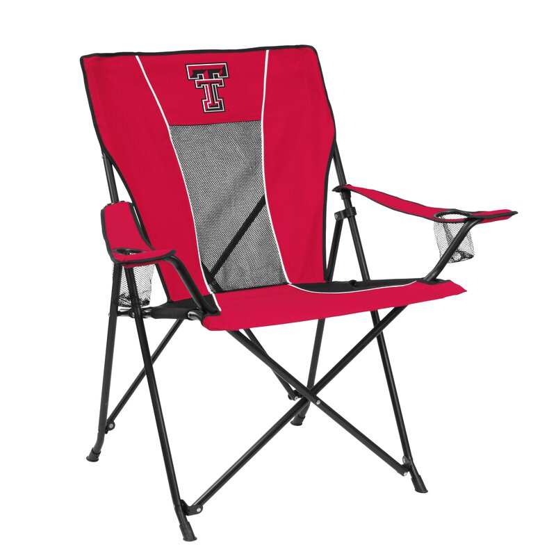 PICNIC TIME NCAA Mississippi State University Digital Print Reclining Camp Chair One Size Black 