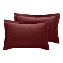 red standard pillowcases