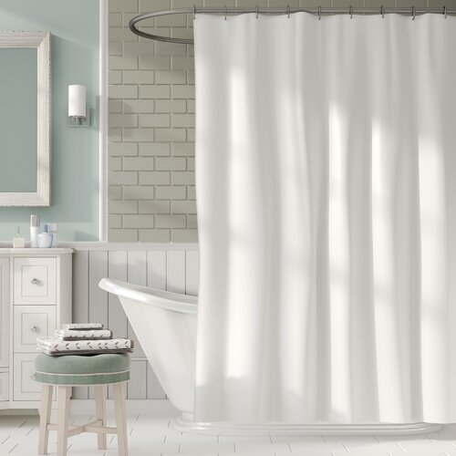 Symple Stuff 2-in-1 Single Shower Curtain & Reviews | Wayfair