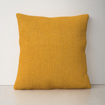 yellow sofa pillows