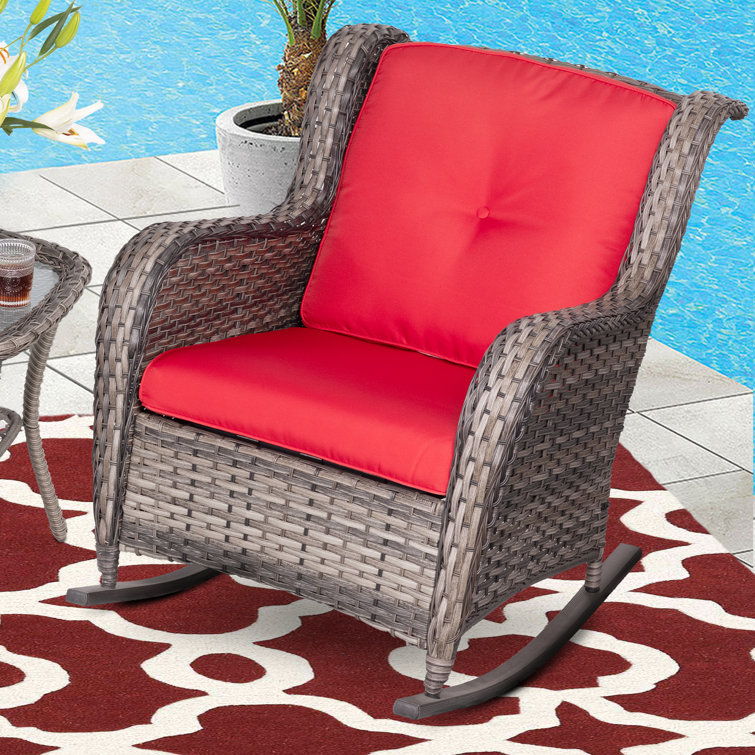 wayfair wicker rocker