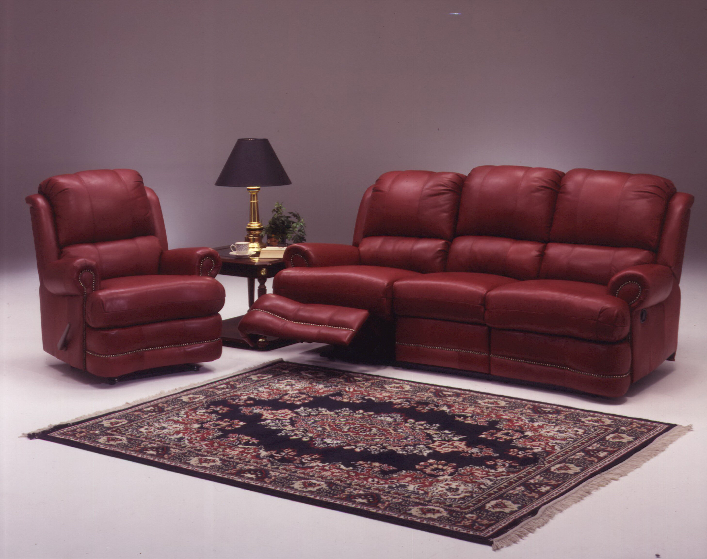 Omnia Leather Morgan Reclining Leather Configurable Living Room Set Reviews Wayfair
