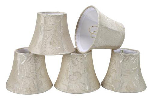 5" Fabric Bell Candelabra Shade