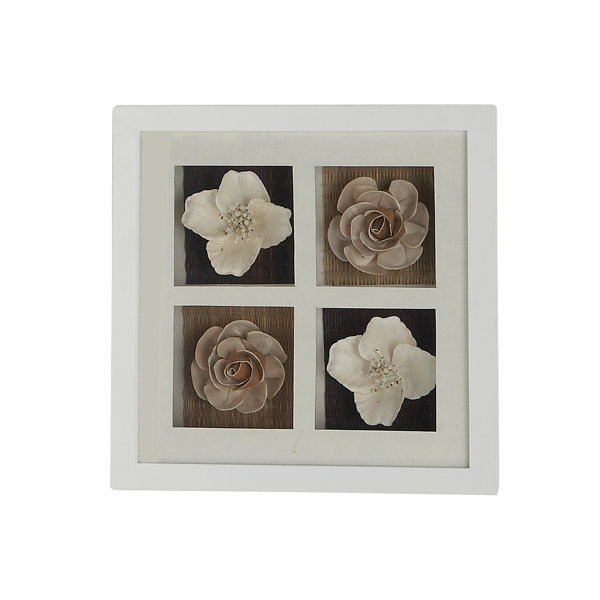 Chaney Wood Rose Flower Wall Decor | Joss & Main