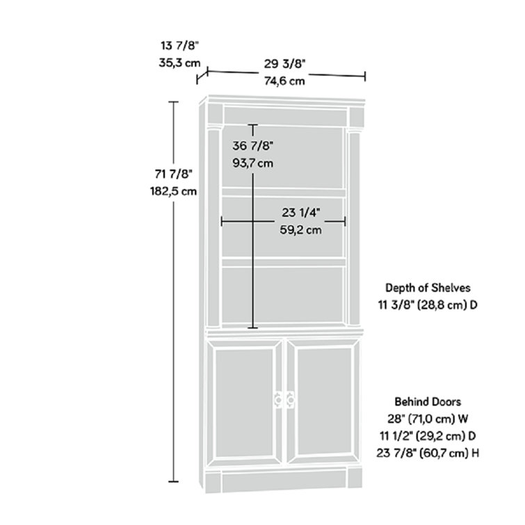 Foundry Select Colvard 71 H X 29 W Standard Bookcase Wayfair