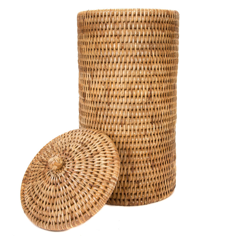 Artifacts Trading Kana Rattan Large Tall Toilet Roll Knot Box Reviews Wayfair