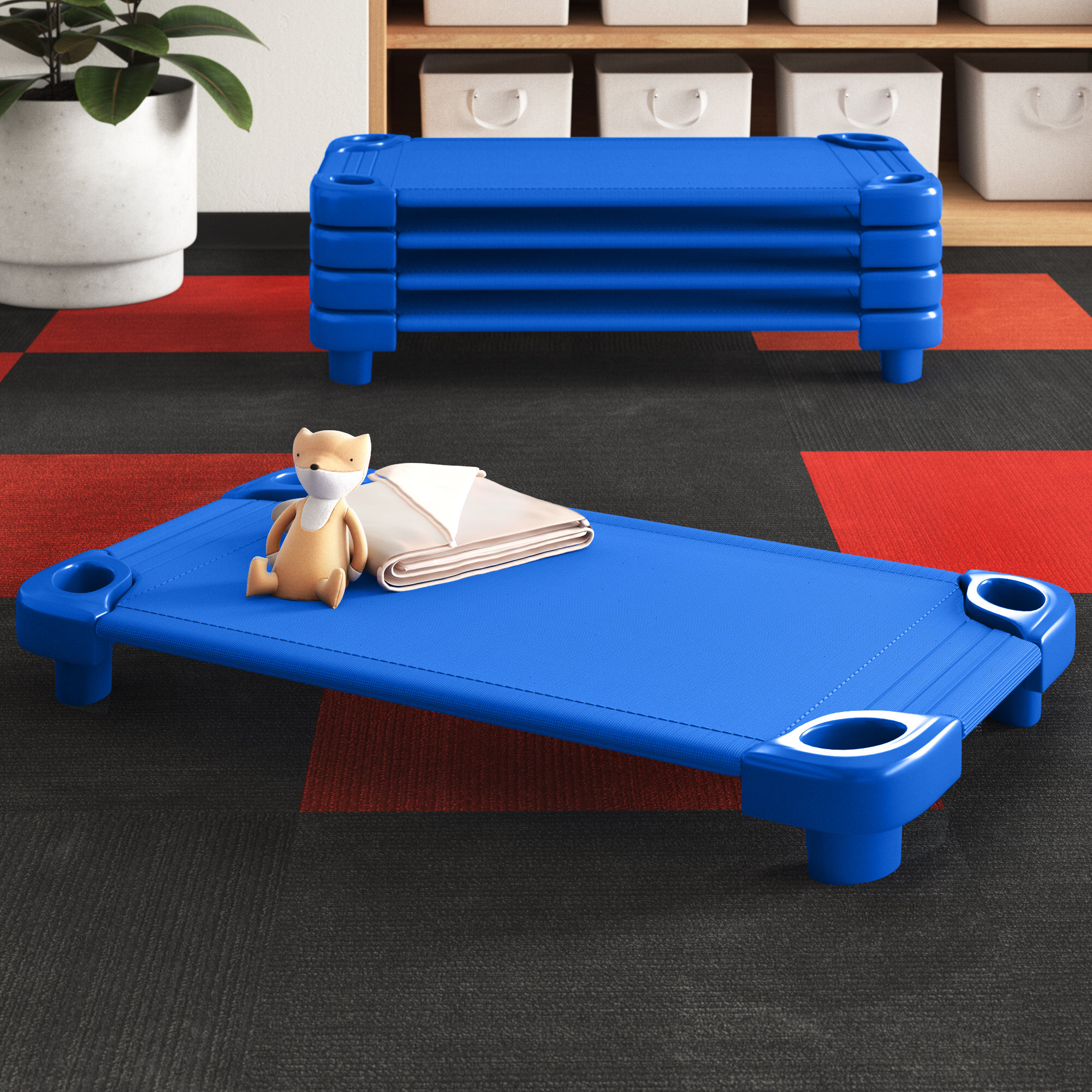 sprogs stackable daycare cot