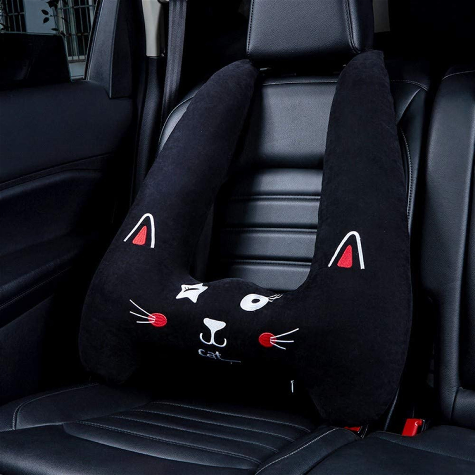 Squirrel U Shaped Travel Pillow Car Memory Neck Support Headrest Cushion S 
