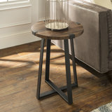 Enrique Cross Legs End Table