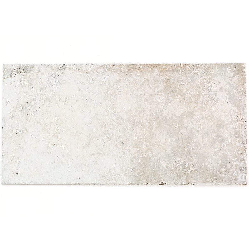 Alcazar 12x24 Travertine Look Matte Porcelain Floor and Wall Tile Color: Olimpia