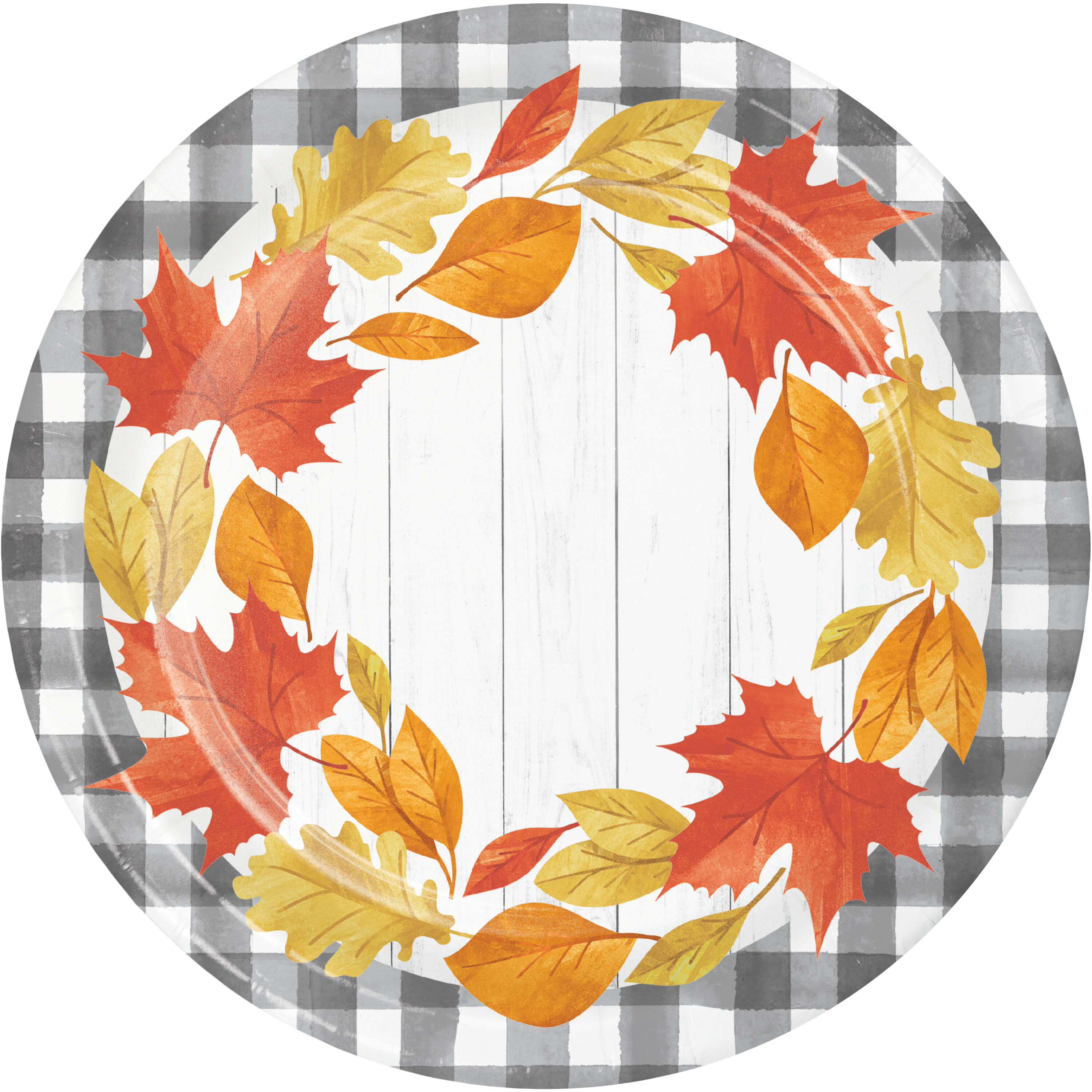 Creative Converting Fallen Leaves Heavy Weight Paper Disposable Dinner Plate Wayfair