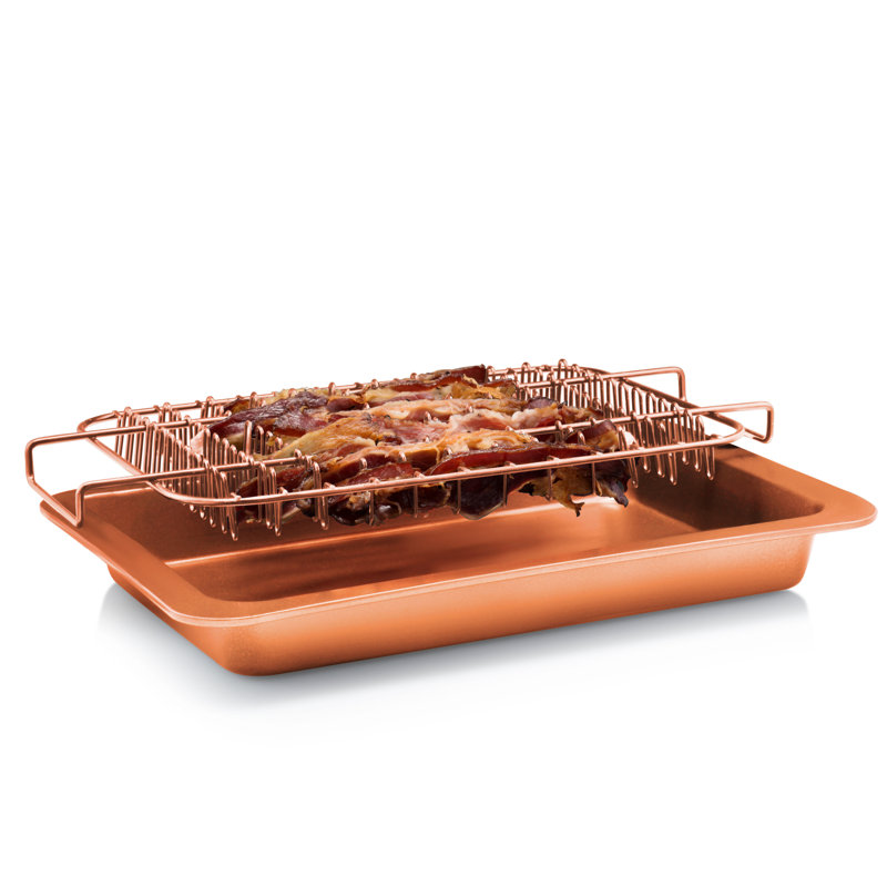 Gotham Steel Non Stick 13 Bacon Bonanza Grill Pan Reviews Wayfair