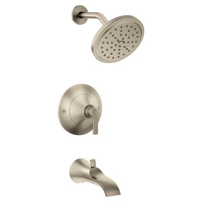Doux Volume Control Shower Faucet With Trim And Posi Temp Moen