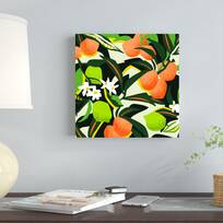 ArtWall Marina Petros Love That Orange Art Appeelz Removable Wall Art Graphic 36 by 36