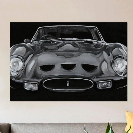 East Urban Home European Sports Car Ii Painting Print On Canvas Wayfair