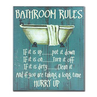 Bathroom Rules august grove bathroom rules textual art & reviews | wayfair Bathroom Rules august grove bathroom rules textual art & reviews | wayfair