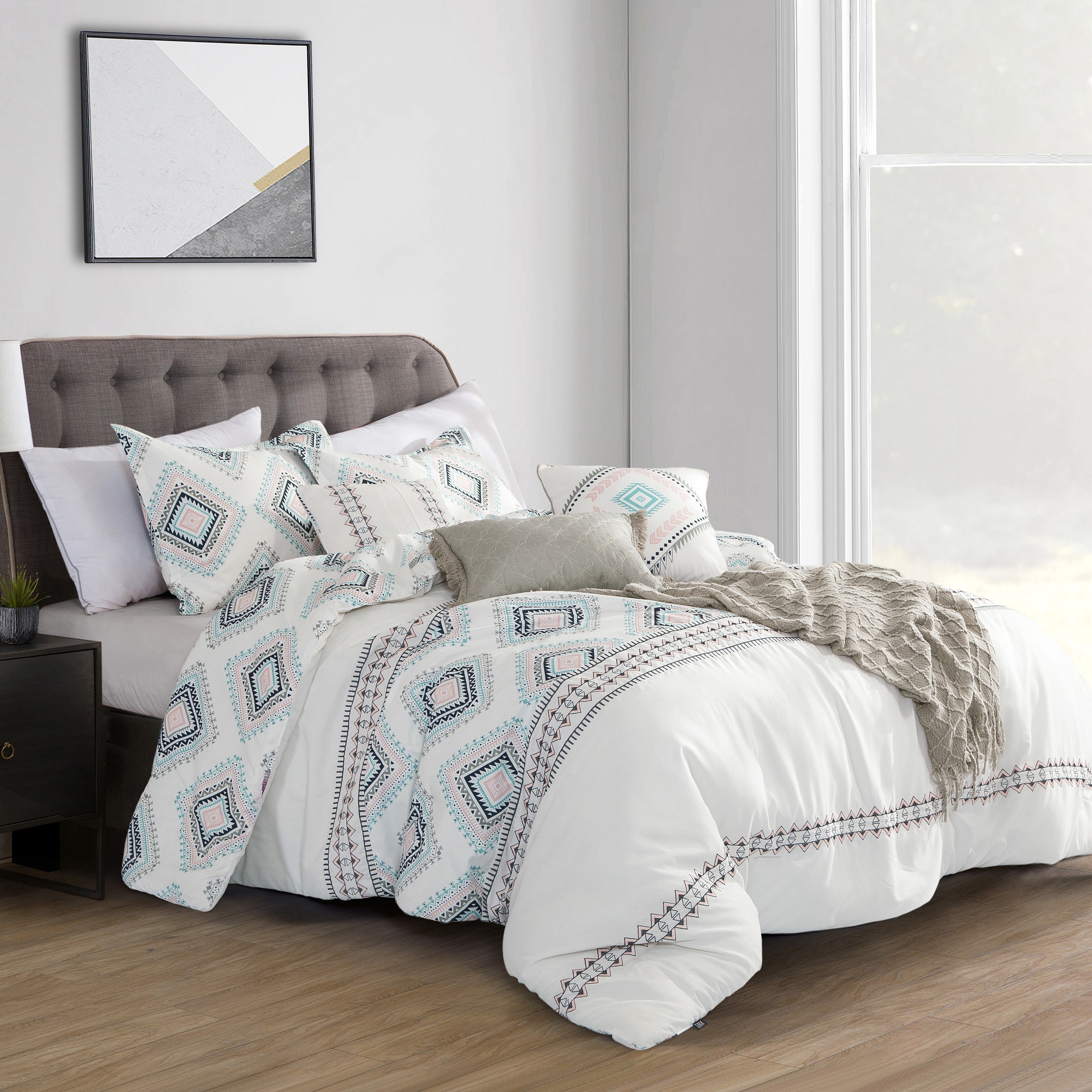 Rustic King Size Bed Comforter Sets Rustic Whitewash King Size Bed