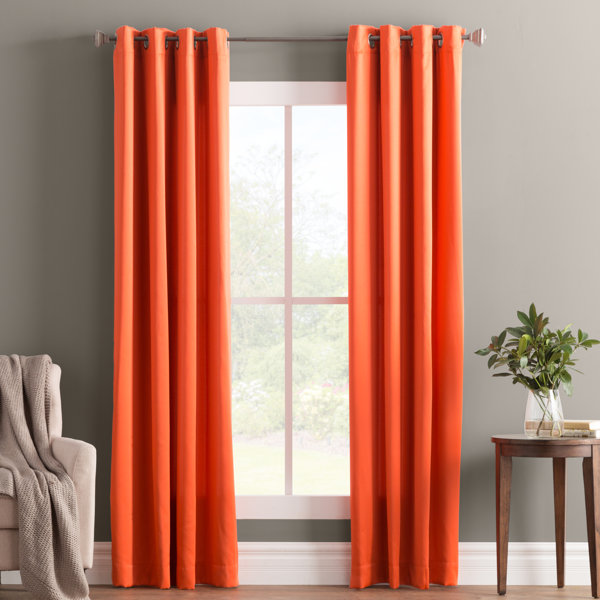 Burnt Orange Grommet Curtains Wayfair