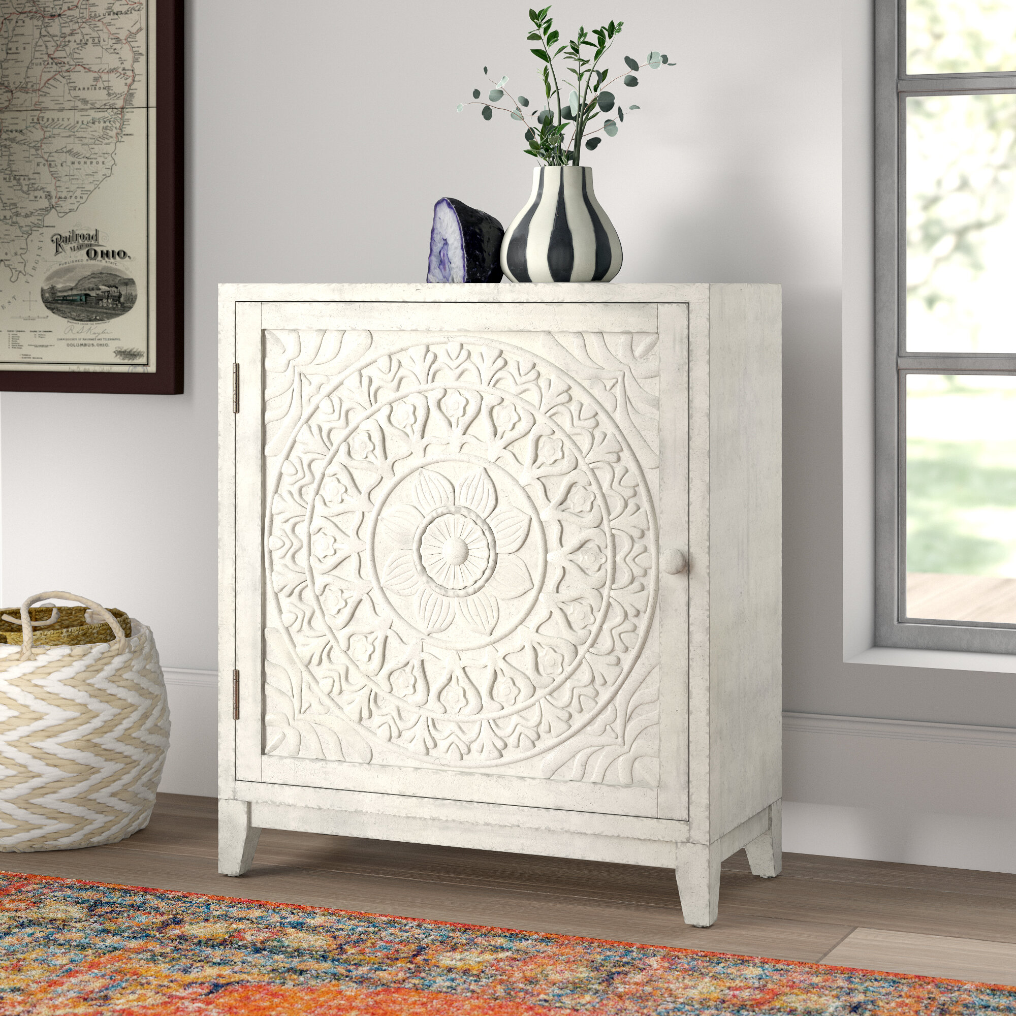 Mistana Dix 1 Door Accent Cabinet Reviews Wayfair Ca