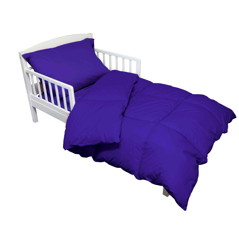 Zoomie Kids Hetherington Solid 4 Piece Toddler Bedding Set