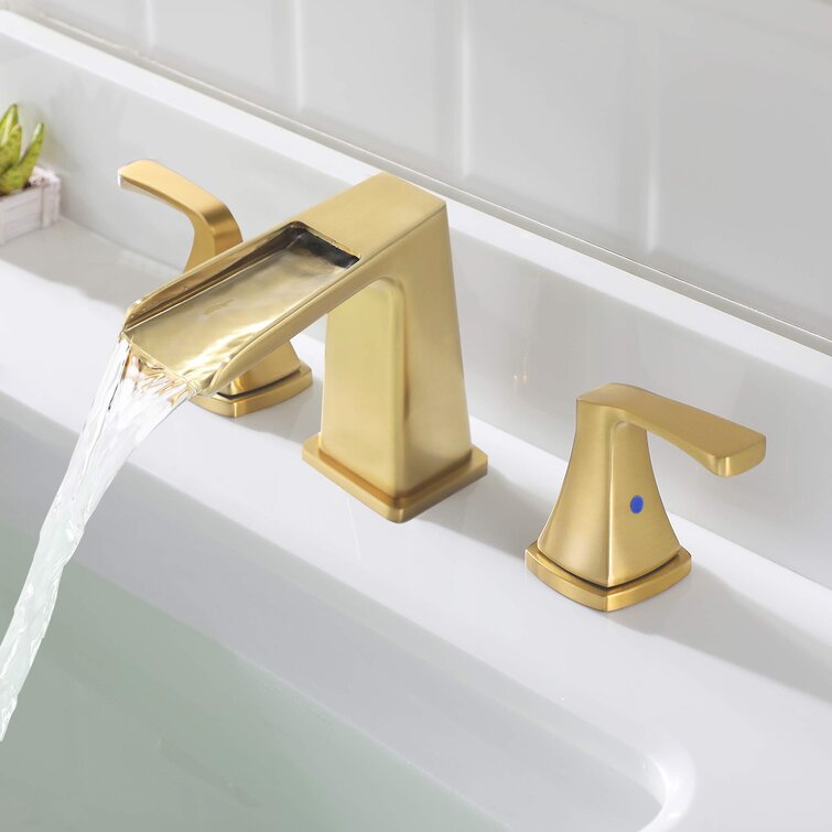 Proox Widespread Bathroom Faucet With Drain Assembly Reviews Wayfair