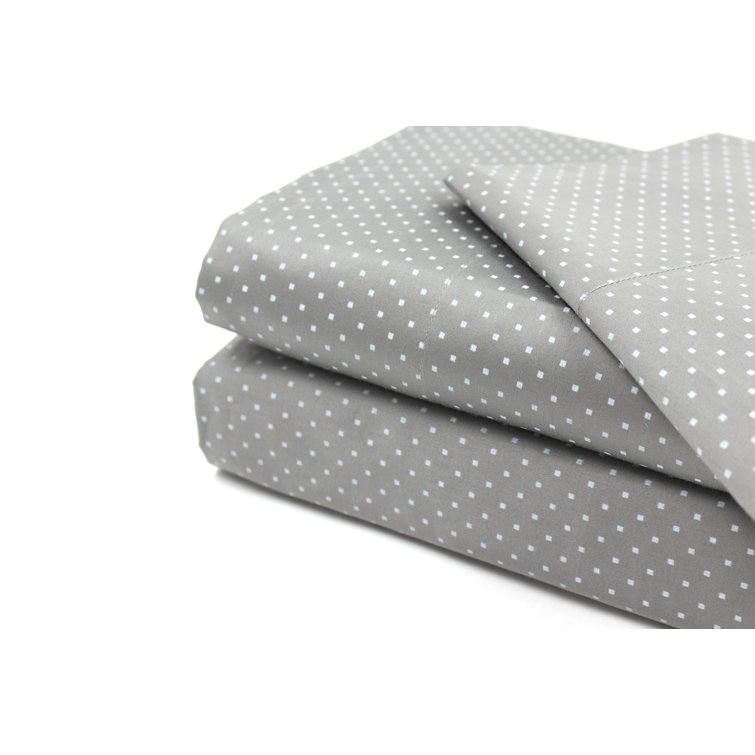 Latitude Run Callie Mae 500 Thread Count Polka Dots Egyptian Quality Cotton Sateen Sheet Set Reviews Wayfair