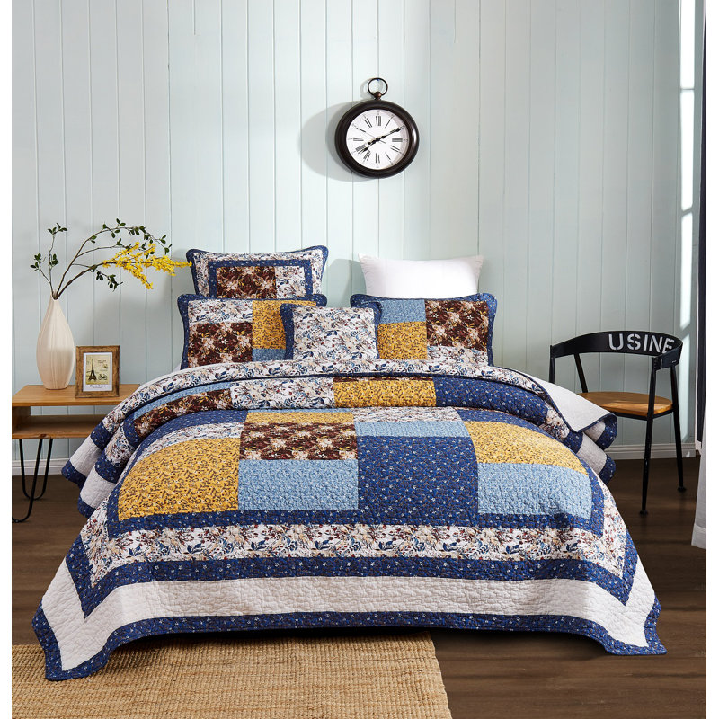 August Grove Morena Prairie Sunset Farmhouse Cotton Reversible