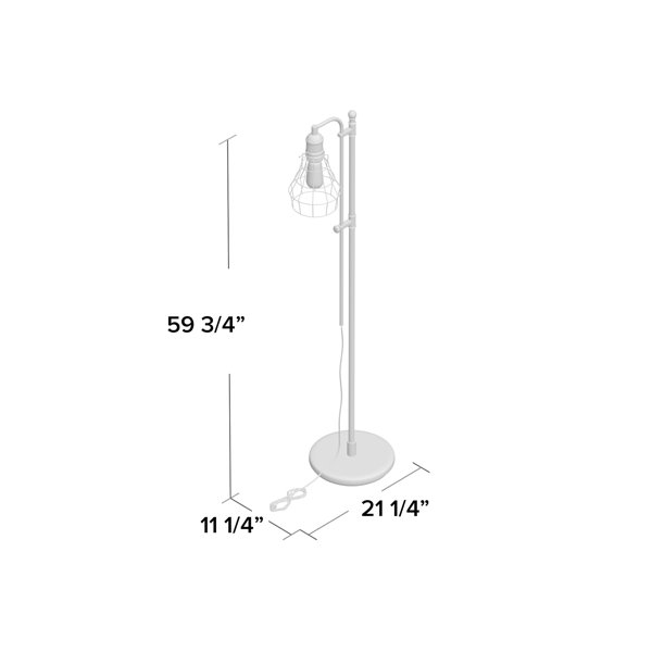 Williston Forge Batty 60 Task Floor Lamp Reviews Wayfair