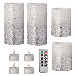 Only Us Flameless Candles Set Of 2 Flickering Led Candles Battery