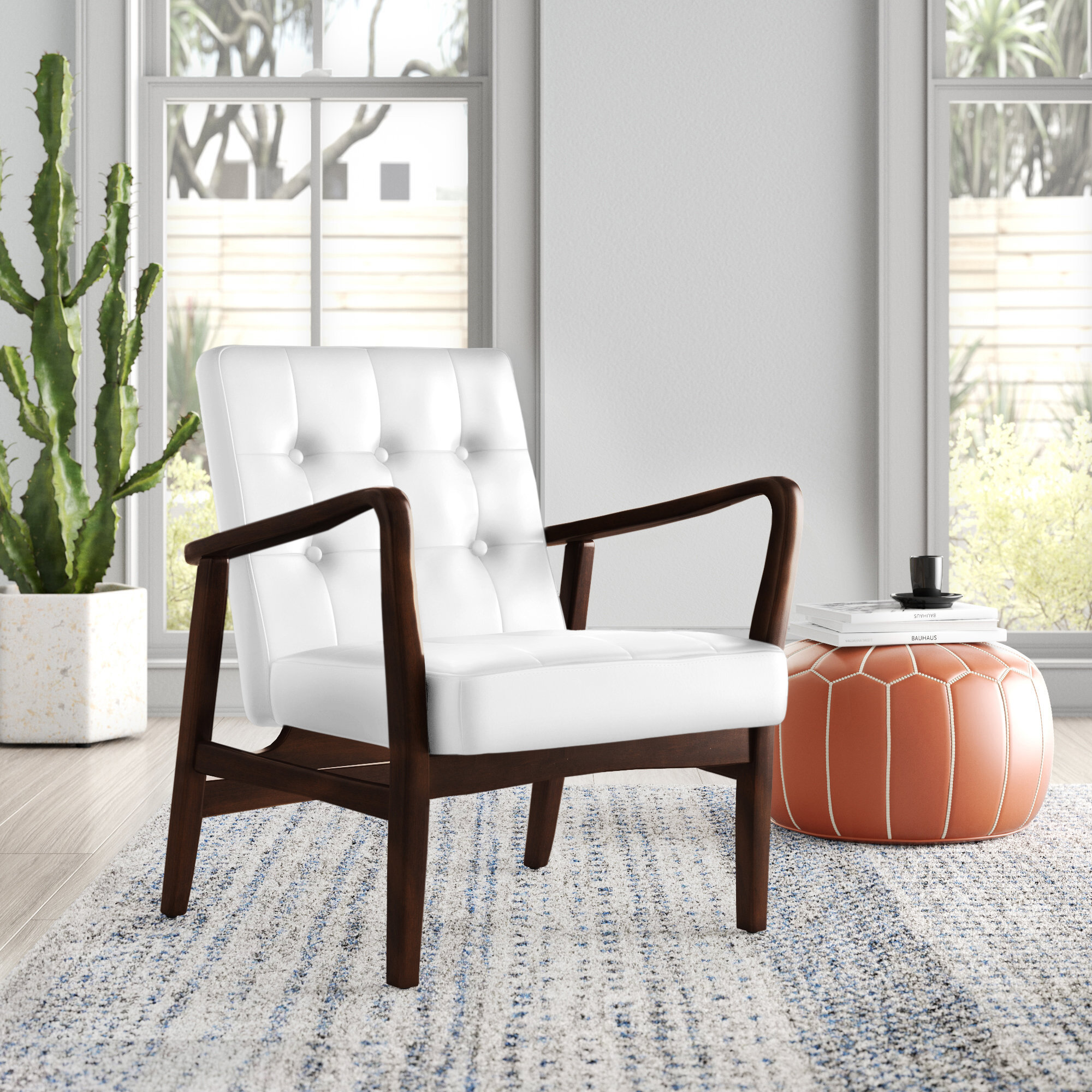 white living room chairs