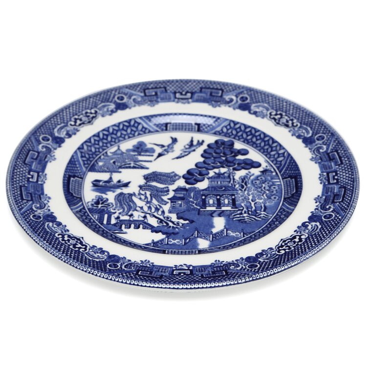 Vintage Blue Willow Pattern 6" Bread & Butter Plates Set of 4