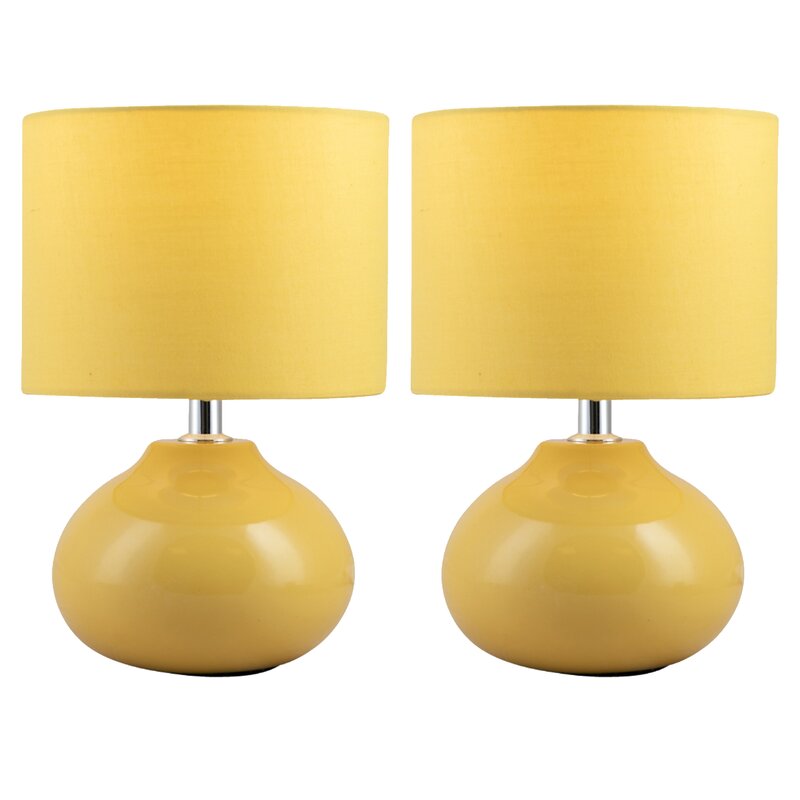 yellow table lamps uk