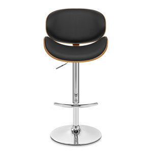 Brennan Adjustable Height Swivel Bar Stool by Wa..