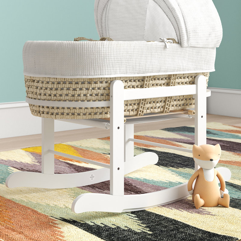 wayfair grey moses basket