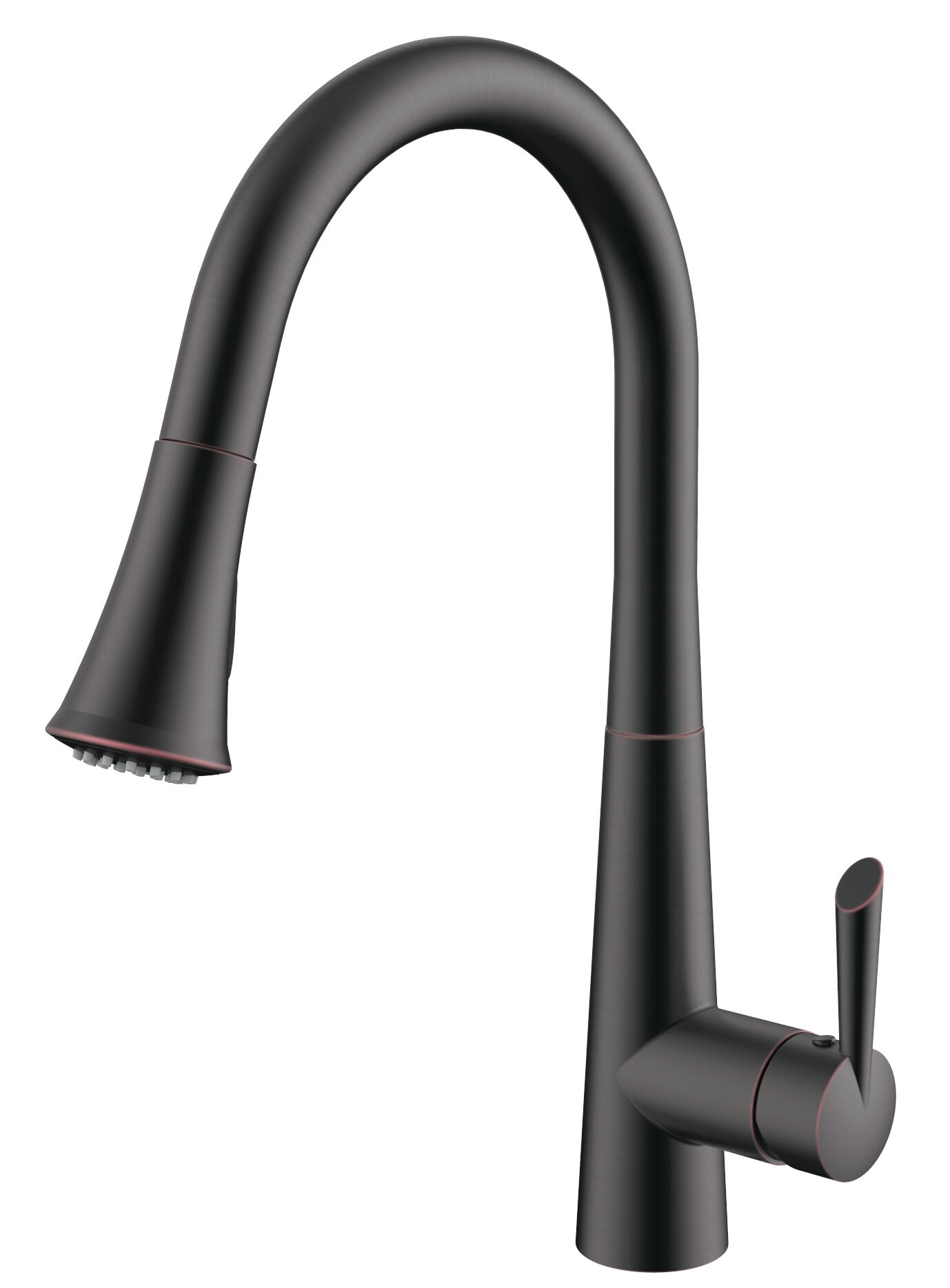 Daweier Pull Out Single Handle Kitchen Faucet Wayfair