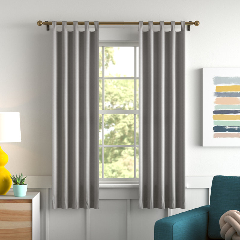 Wayfair Basics Solid Blackout Thermal Tab Top Single Curtain Panel Reviews Ca Wayfair Basics Solid Blackout Thermal