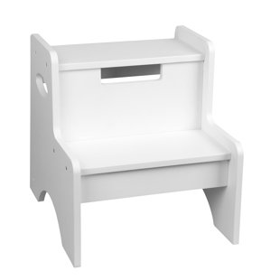 Small White Wooden Step Stool Wayfair Quickview