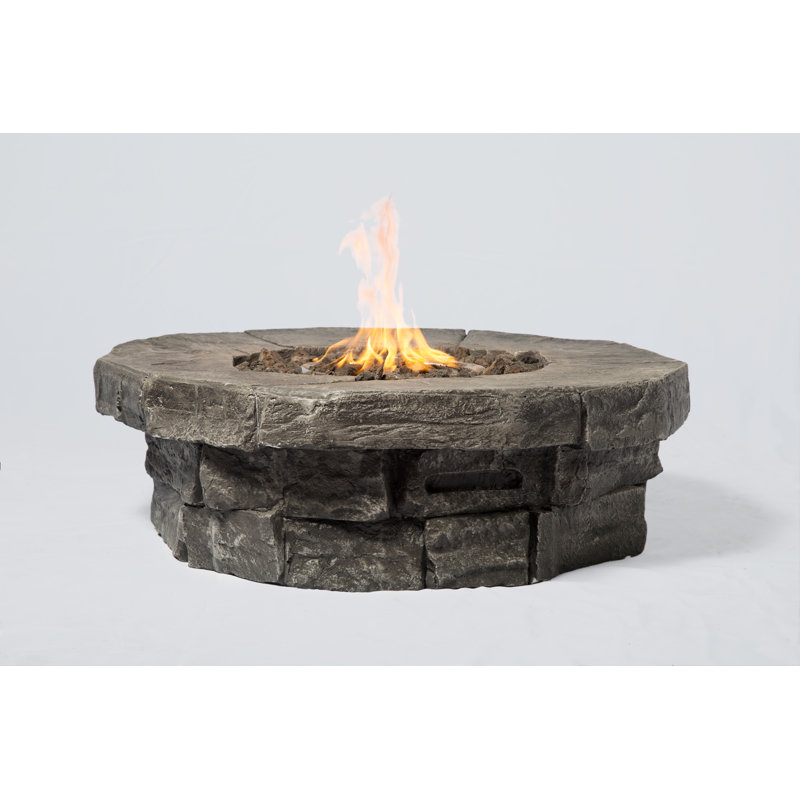 Sol 72 Outdoor Tavon Concrete Propane Natural Gas Fire Pit Table
