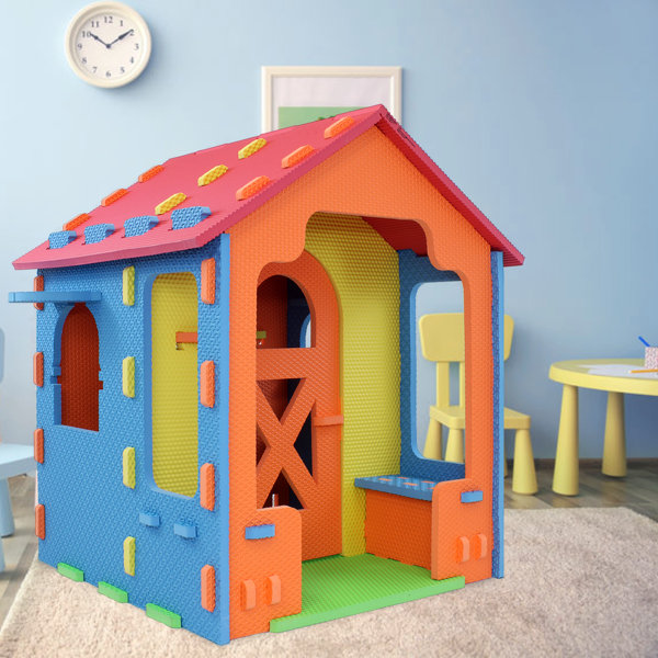 Weissertoys Interlocking Foam 3 X 3 Indoor Playhouse Reviews Wayfair It's been a long time since i've spent the winter months in a place with we are missing the playhouse that we created in our last house (which i still haven't really shown. interlocking foam 3 x 3 indoor playhouse