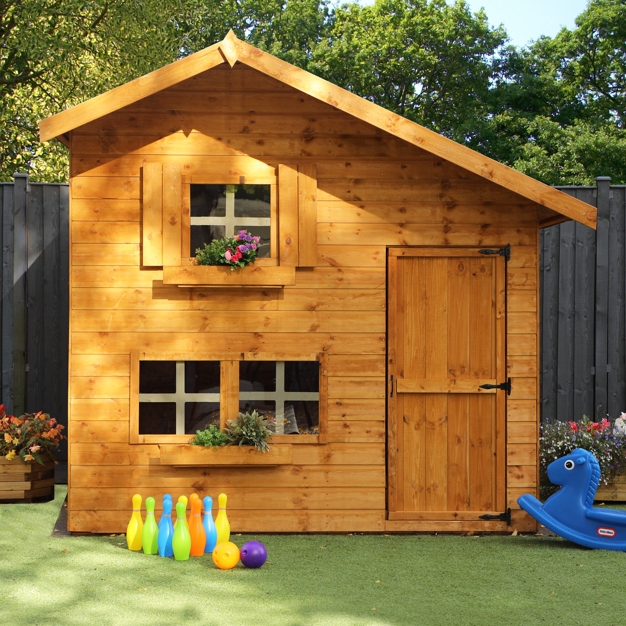 Sol 72 Outdoor Prisco Double Storey Cottage Playhouse Reviews