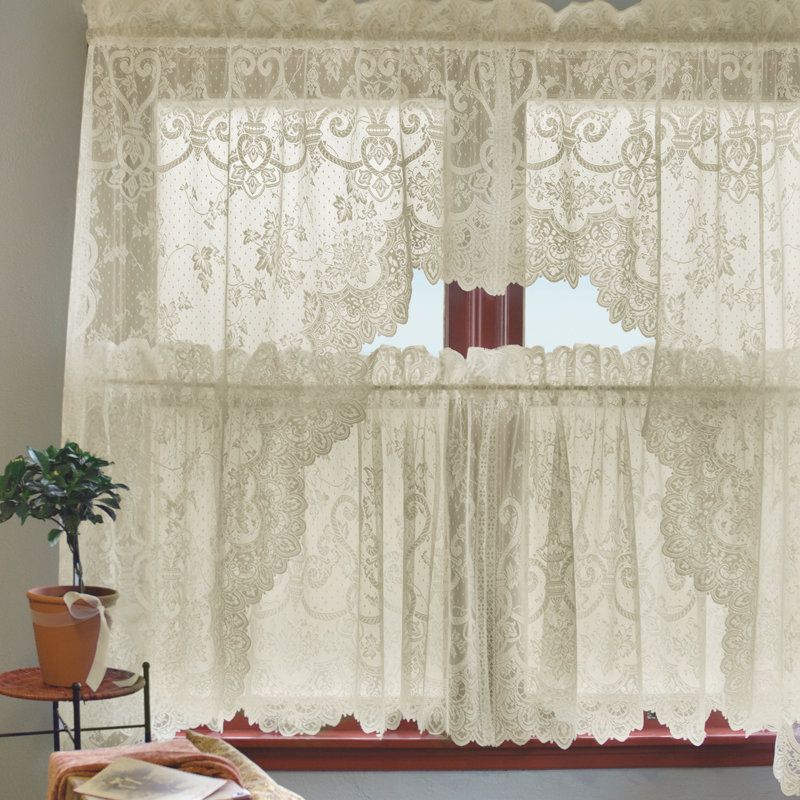 August Grove Steinhauer Swag Cafe Curtain & Reviews Wayfair