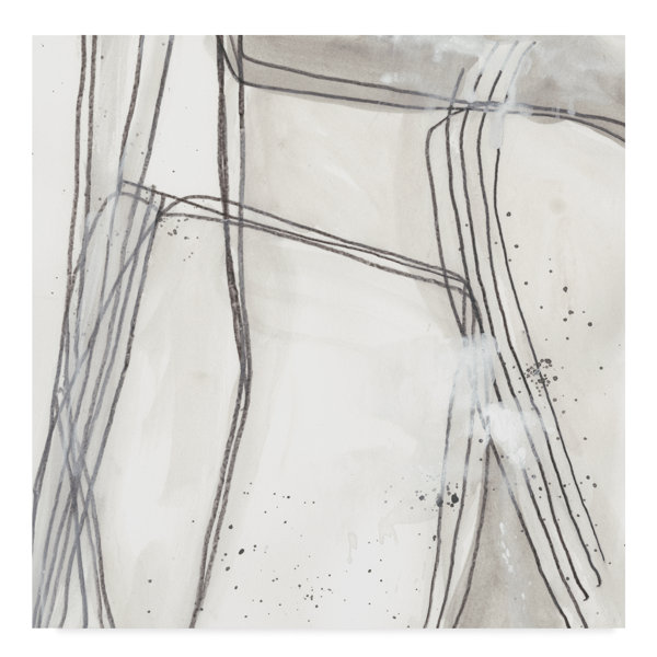 East Urban Home Abstract Logic Ii Acrylic Painting Print On