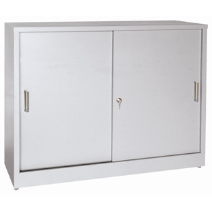 Sliding 2 Door Storage Cabinet