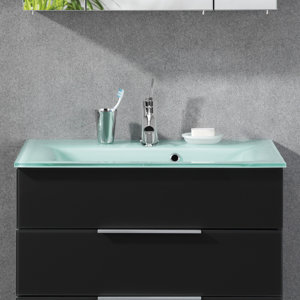 Fackelmann 80 cm Einbauwaschbecken Kara