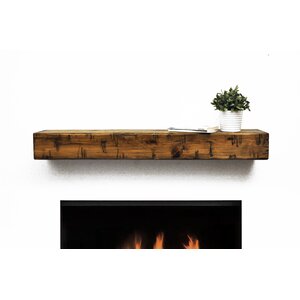 Rustic Fireplace Mantel Shelf